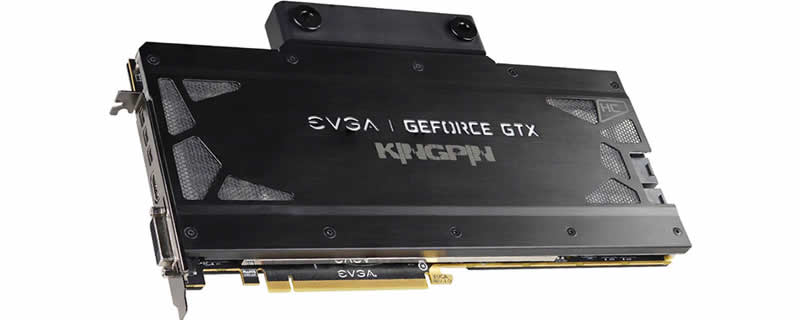 EVGA announces their GTX 1080 Ti K|NGP|N Hydro Copper single slot GPU