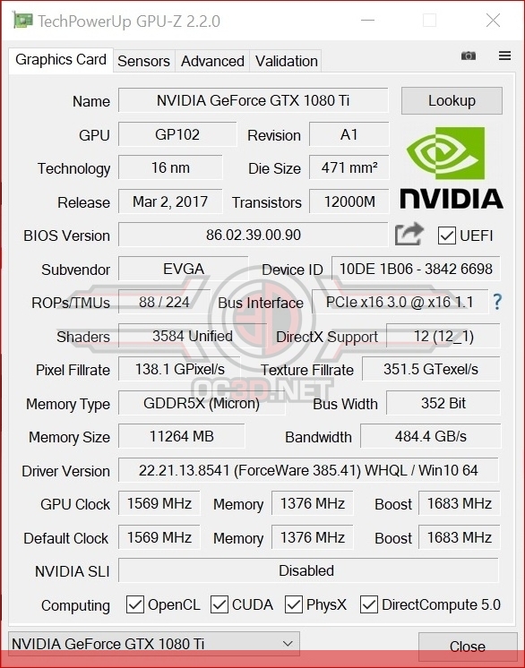 EVGA GTX 1080 Ti FTW3 Hybrid Review