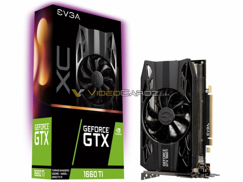 EVGA's GTX 1660 Ti XC has been Pictured