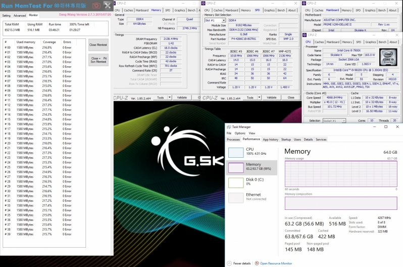 G.Skill Launches DDR4-4266MHz 8X8GB RGB DDR4 Memory Kits