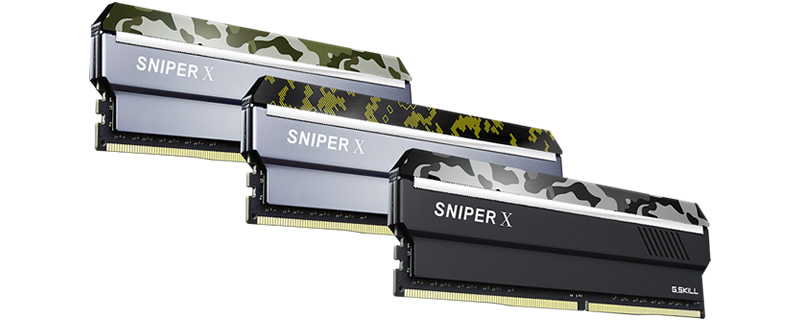 G.Skill reveals their new Sniper X series of DDR4 memory