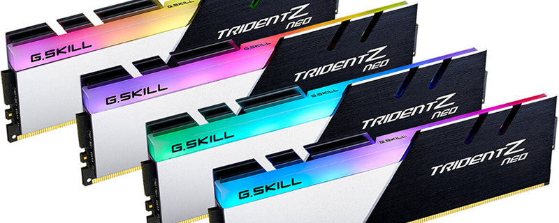 GSkill updates its Trident Z Neo DDR4 lineup for Zen 3 - Faster speeds and lower latencies