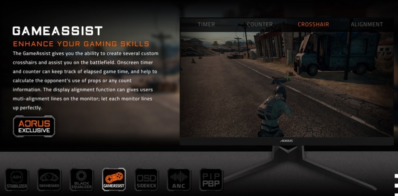 Gigabyte Announces their AORUS AD27QD Tactical Gaming Monitor