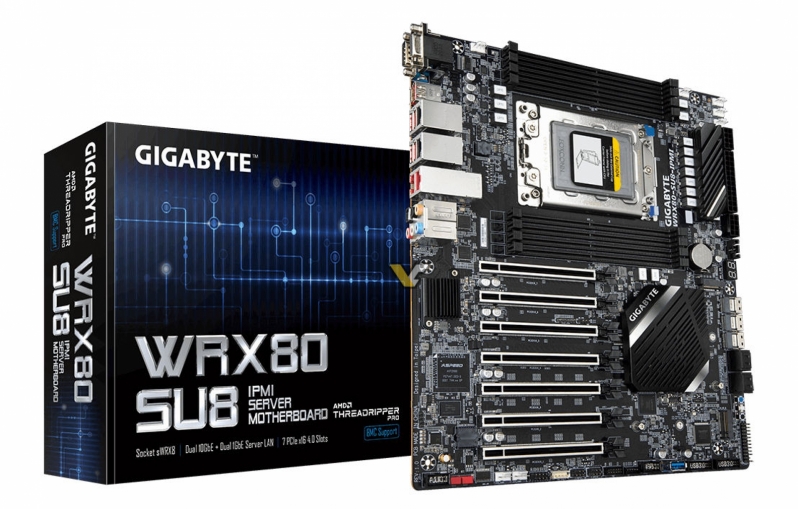 Gigabyte Threadripper Pro WRX80 SUB motherboard has been pictured