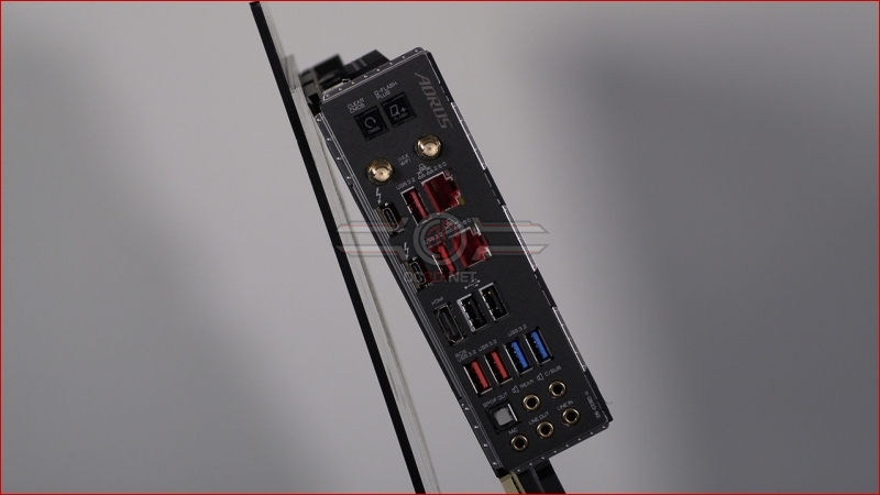 Gigabyte Z490 Aorus Xtreme Rear Panel