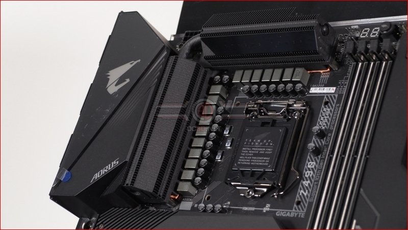 Gigabyte Z490 Aorus Xtreme Mosfets