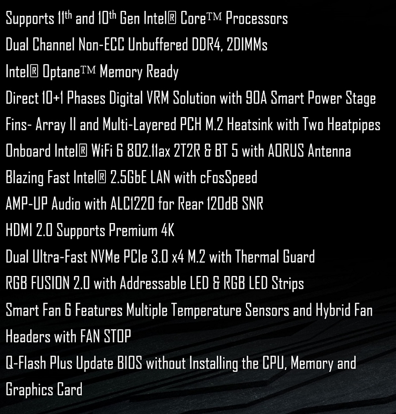 Gigabyte Z590I Aorus Ultra ITX Review