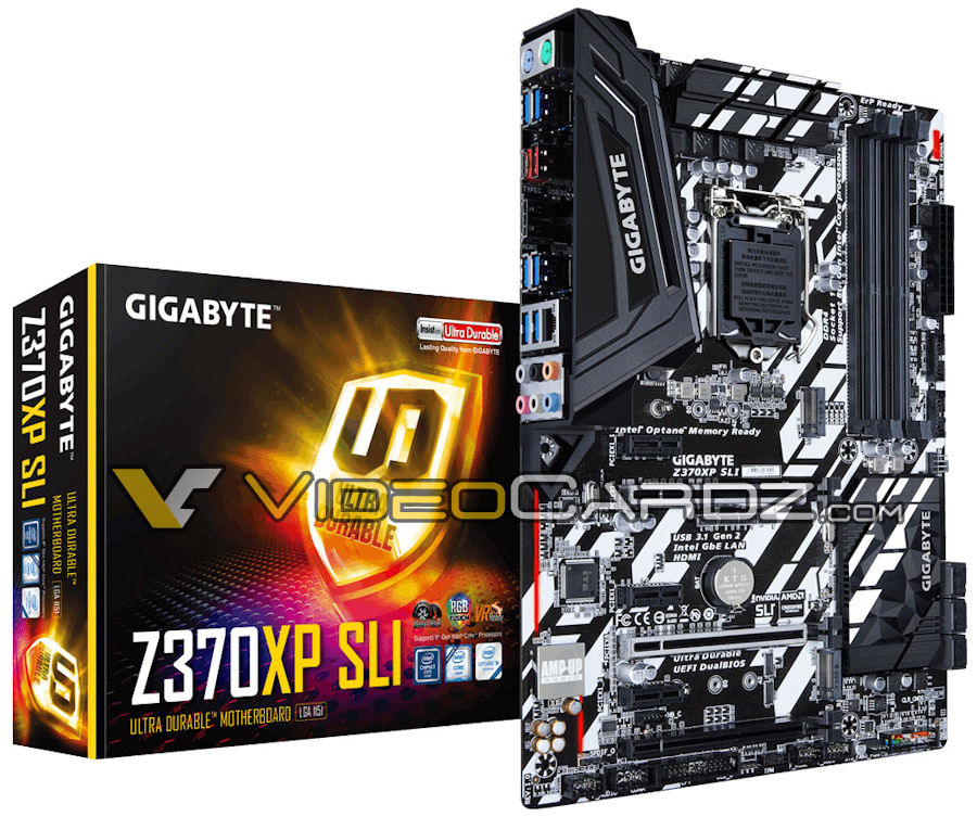 Gigabyte's upcoming Z370XP SLI motherboard has been leaked