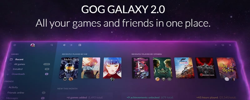 GOG Galaxy's 2.0 Closed Beta has started, bringing all launchers together