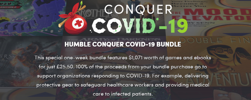Humble's Conquer COVID-19 Bundles has something for everyone
