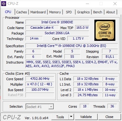 i9-9900K vs i9-10980XE White System Head to Head