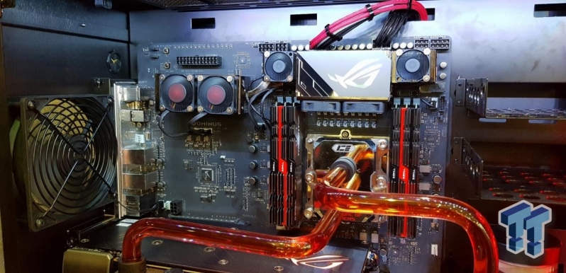 Intel 28-core CPU spotted on custom ASUS ROG motherboard