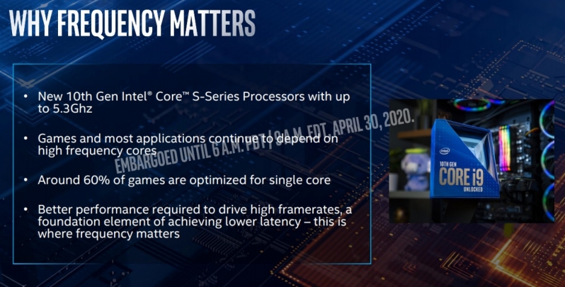 Intel brings new features to desktop with its 10th Generation of Comet Lake-S CPUs