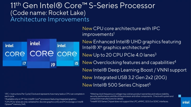 Intel claims PCIe 4.0 Storage Leadership with their Rocket Lake processors