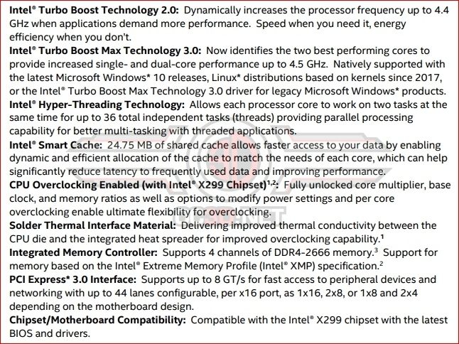 Intel Core i9-9980XE 18 Core CPU Review