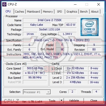 Intel Kaby Lake i3 7350K Review