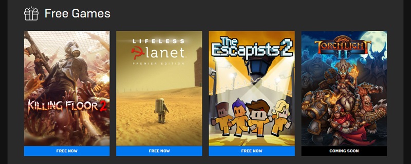 Killing Floor 2, Lifeless Planet and The Escapists 2 are all free on the Epic Games Store