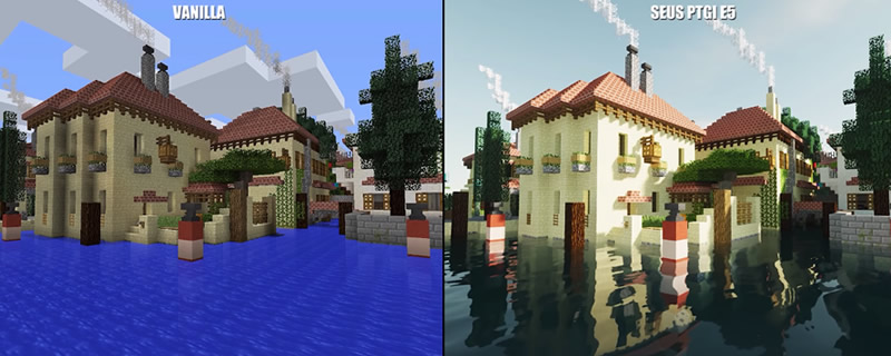 Minecraft RTX vs 3 Ray Tracing Shader (SEUS PTGI E12, Continuum RT