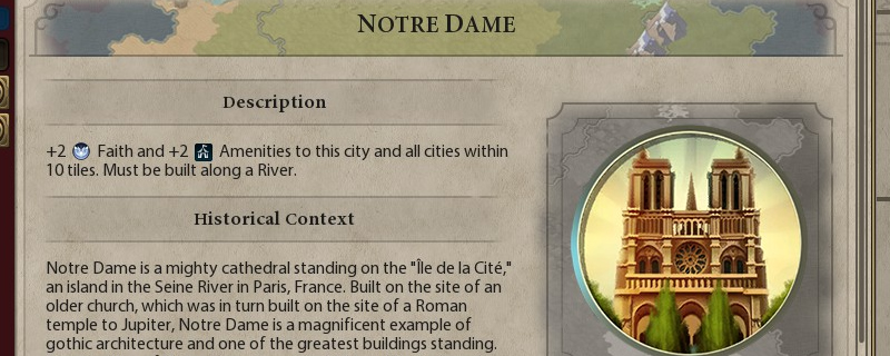 Modders bring Notre Dame to Civilization VI