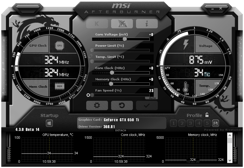 MSI Afterburner 4.4.0 Beta 19 includes support for Nvidia's GTX 1070 Ti