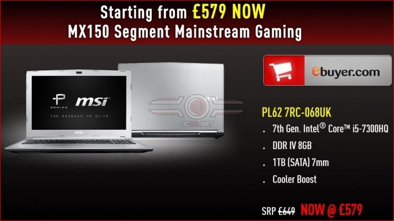 MSI delivers a range of Black Friday gaming notebook deals