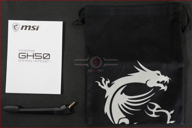 MSI Immerse GH50 Headset Contents