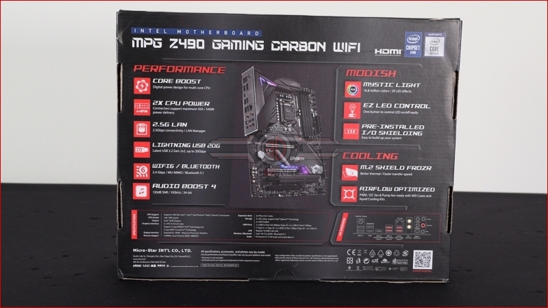 MSI MPG Z490 Carbon Gaming WiFi Preview