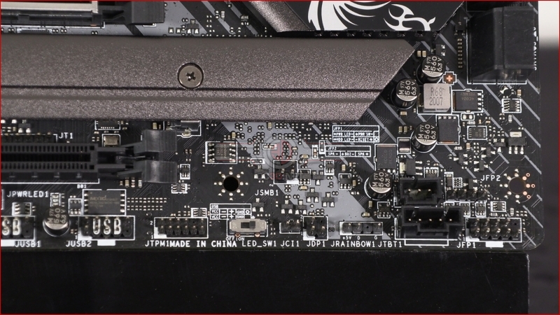 MSI MPG Z490 Carbon Gaming WiFi Front Panel