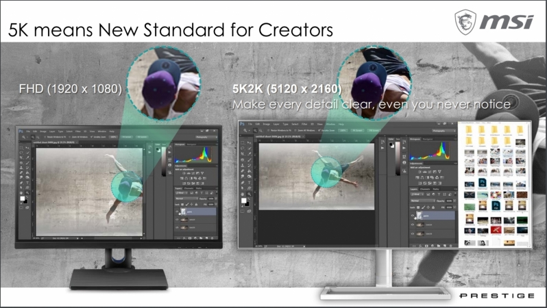 MSI PS341WU Prestige 5K2K Monitor Settings