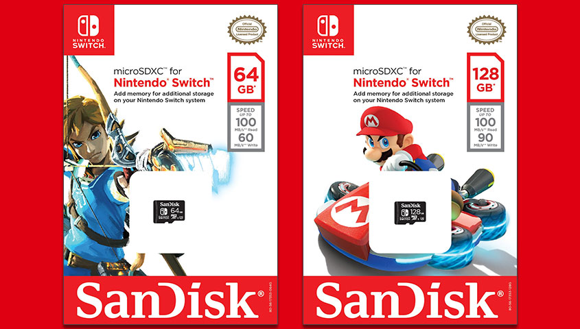 Nintendo partners with Western Digital to create licensed Switch microSD cards