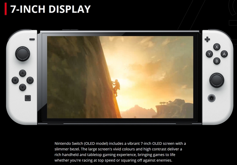 Nintendo announces Nintendo Switch OLED Model with a vibrant 7-inch OLED  screen launching Oct 8 - News - Nintendo Official Site