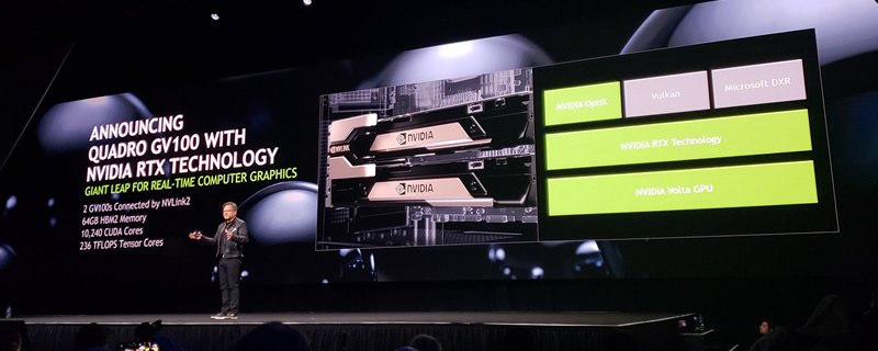 Nvidia reveals their Quadro GV100 Dual Volta GPU