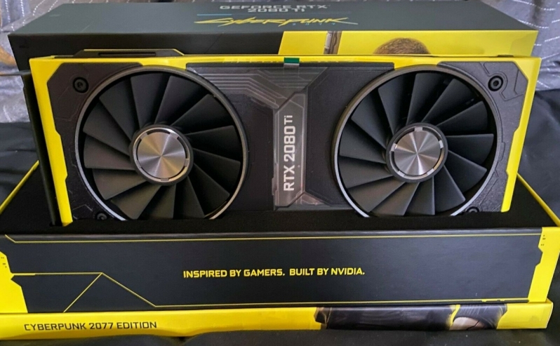 Nvidia's limited edition RTX 2080 Ti Cyberpunk 2077 Edition has sold for Ã‚Â£5,000 in the UK