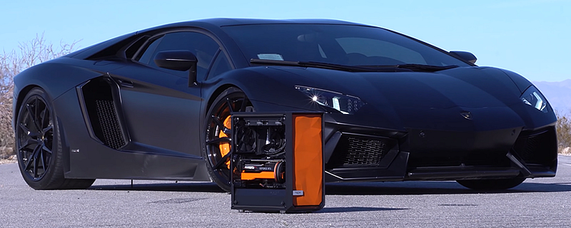 OC3D helps Greg Salazar create a Lamborghini Aventador inspired gaming PC with Fractal Design