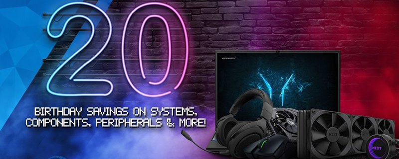 Overclockers UK kicks off its 20th Anniversary Sale with some incredible deals