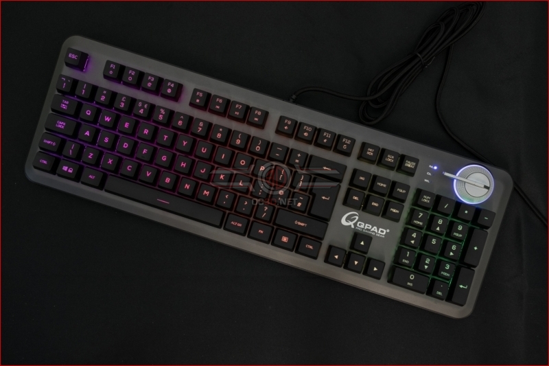 QPAD MK-95 Opto Mechanical Switch Keyboard Lighting