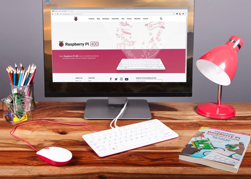 Raspberry Pi delivers 80s style computing with their Raspberry Pi 400 keyboard PC