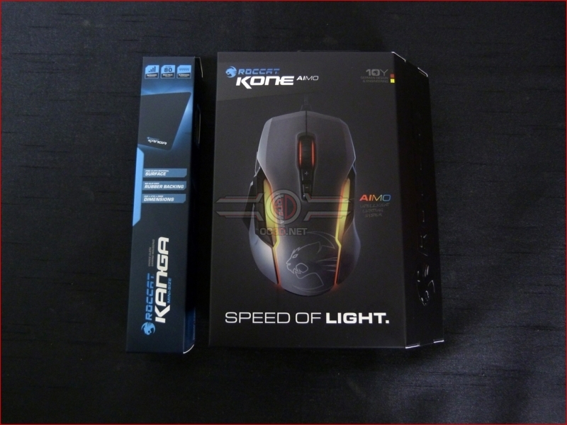 Roccat Kone AIMO Mouse and Kanga Mousepad Review