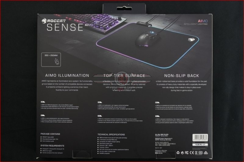 Roccat Sense Packaging