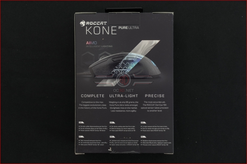 Roccat Kone Pure Ultra Packaging