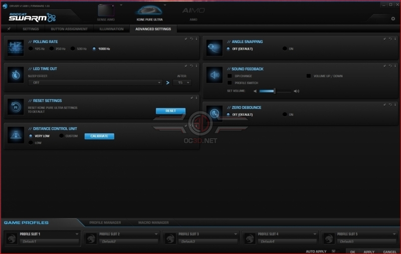 Roccat Kone Pure Ultra Polling Rate