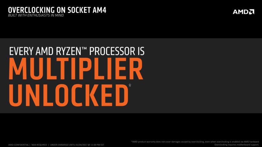 Ryzen - Socket AM4 feature roundup