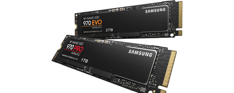 Samsung announces their 970 Pro and 970 Evo series of NVMe SSDs