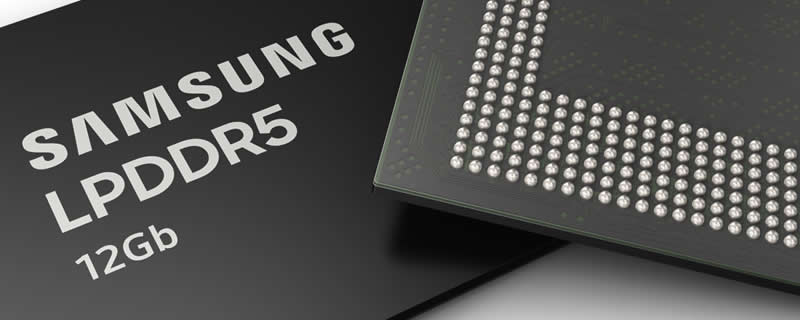 Samsung begins mass production of 12Gb LPDDR5 DRAM modules