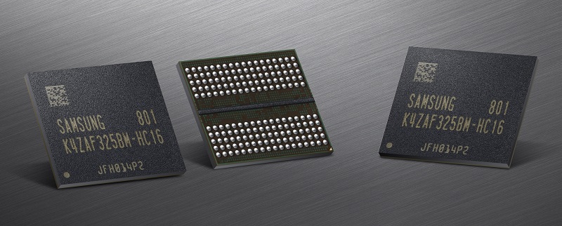 Samsung begins mass projection of 18Gbps 16Gb memory