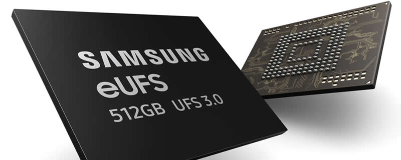 Samsung Launches 512GB eUFS 3.0 Memory with 5th Gen V-NAND