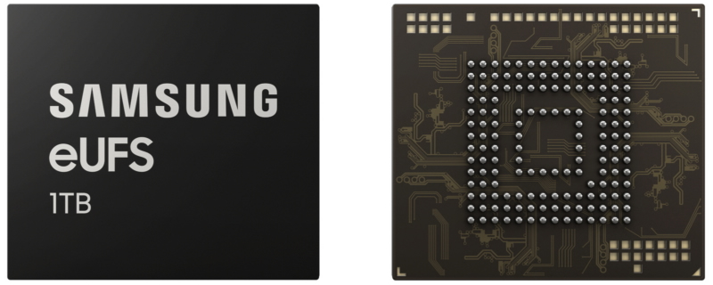 Samsung Reveals 1TB eUFS Storage Chip for Smartphones