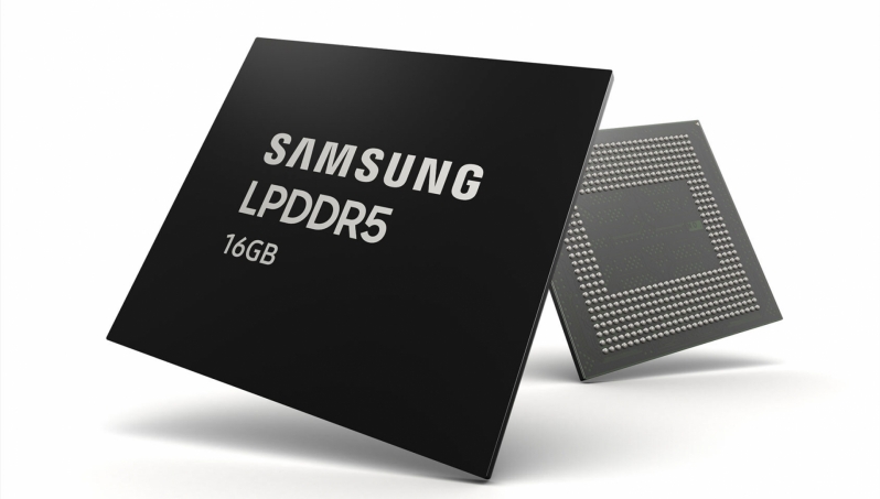 Samsung starts mass productions of its 16GB LPDDR5 DRAM modules