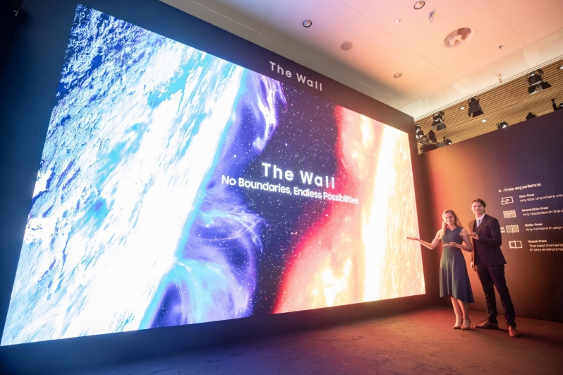 Samsung wows ISE 2020 attendees with their 583-inch
