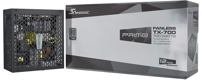 Seasionic releases a trio of passively cooled Prime Fanless series PSUs